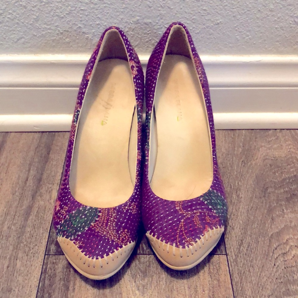 Terra Plana Brand Patchwork Heels